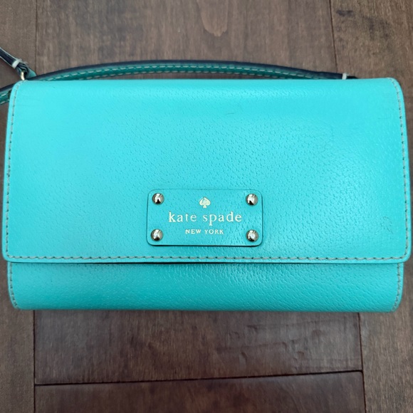 Kate Spade Aqua Blue Crossbody Bag - Picture 2 of 8